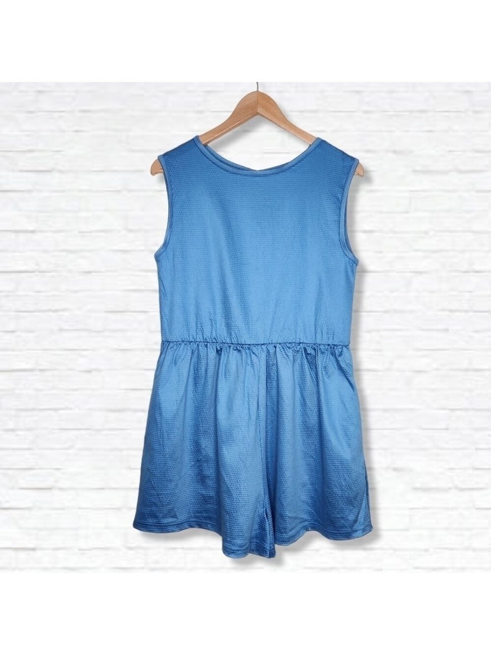 Smash + Tess Bubbly Blue Universal Shorty Romper Size S NWOT - Picture 2 of 14
